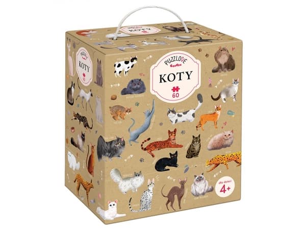 Puslespill 60 brikker Puzzlove - Cats