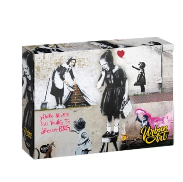 Jigsaw puzzle: Banksy - Girl On A Stool