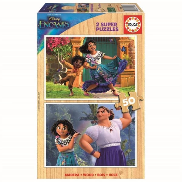 Educa Disney Encanto Wooden Puzzle 2x50 pieces 19198