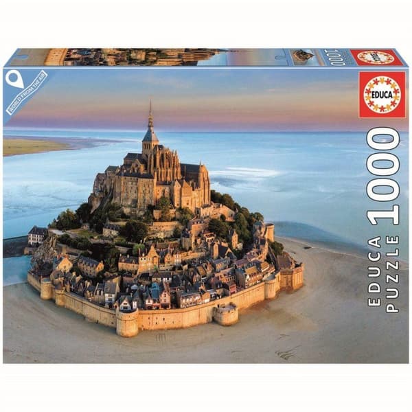 Educa World from the air Mont-Saint-Michel Pussel 1000 bitar 19262