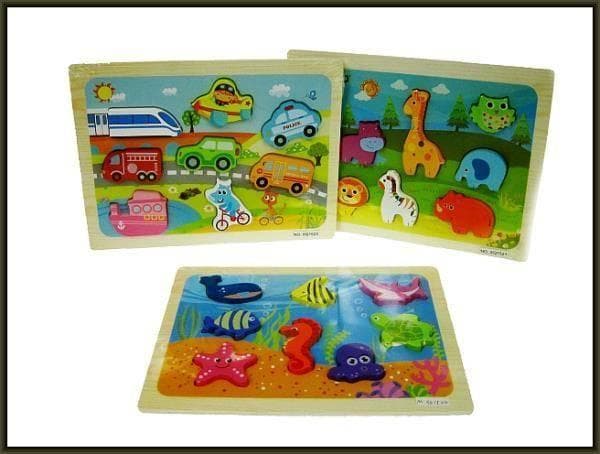 Hipo Puzzle shapes 23x30 3 patterns XQ1521-23 HIPO mix price for 1 pc