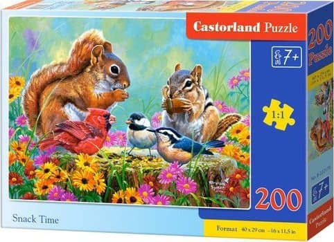 Castorland B-222179, 200 stykker, Dyr, 7 år