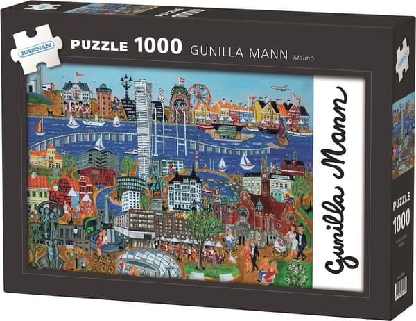 Gunilla Mann Malmö Pussel 1000 bitar Kärnan