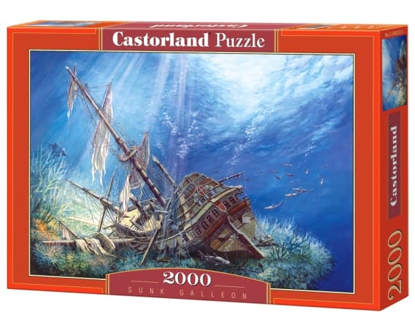 Castorland Sunk Galleon 2000 pcs Jigsaw puzzle 2000 pc(s) Ships CDON