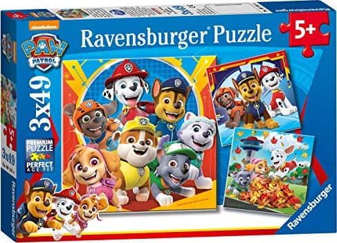 Ravensburger RVSB4 Ravensburger UK 5048 Ravensburger Paw Patrol 3 x 49 st..,