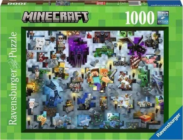 Ravensburger Minecraft, 1000 kpl, Videopeli, 12 vuosi/vuosia