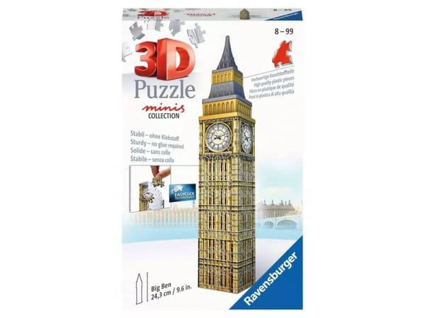 Ravensburger Mini Big Ben, Bygninger, 8 År