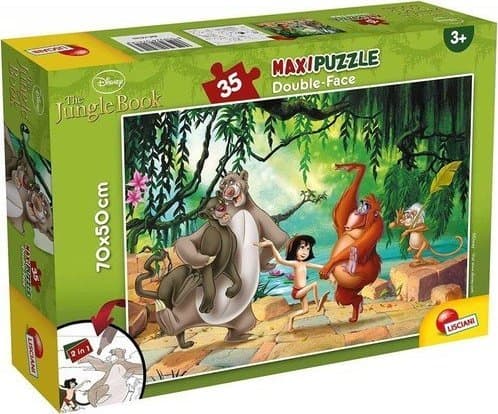 Lisciani Puzzle Df Supermaxi 35 Jungle Book, 3 år