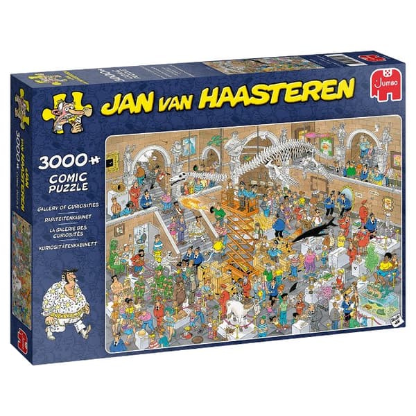 Jan Van Haasteren Gallery of Curiosities Puslespill 3000 brikker, Jumbo