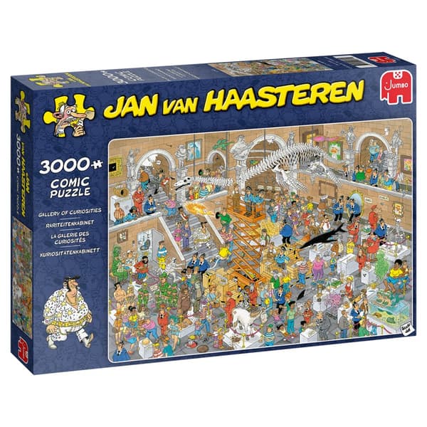 Jan Van Haasteren Gallery of Curiosities Puslespill 3000 brikker, Jumbo