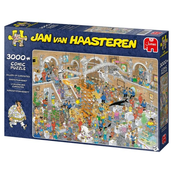 Jan Van Haasteren Gallery of Curiosities Puslespill 3000 brikker, Jumbo