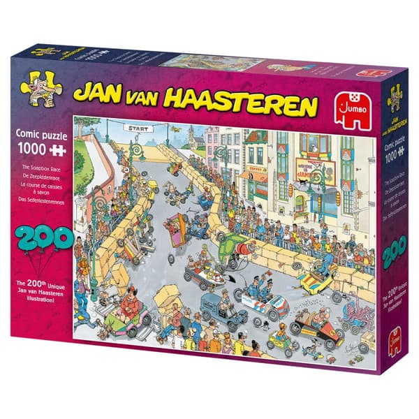 Jan Van Haasteren The Soapbox Race Pussel 1000 bitar, Jumbo