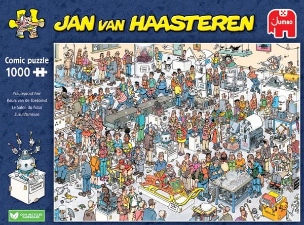 Jan Van Haasteren Futureproof Fair Pussel 1000 bitar, Jumbo