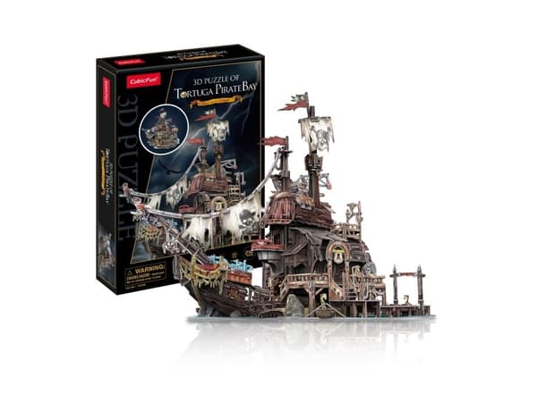 3D Puzzle Pirate Bay LED T4039h Cubic Fun 24039