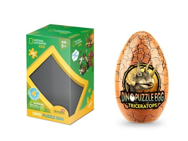 Cubic Fun PUZZLE NATIONAL GEOGRAPHIC TRICERATOPS