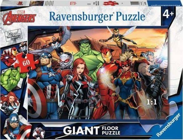 Ravensburger Avengers, 60 kpl, Sarjakuvat, 4 vuosi/vuosia