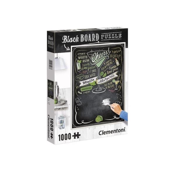 Clementoni Puzzle Chalkboard Puzzle Cheers, 1000 Pieces