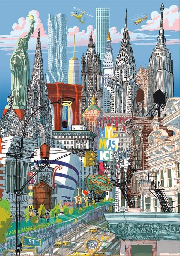 Educa New York Carlo Stanga Pussel 1000 bitar 19265