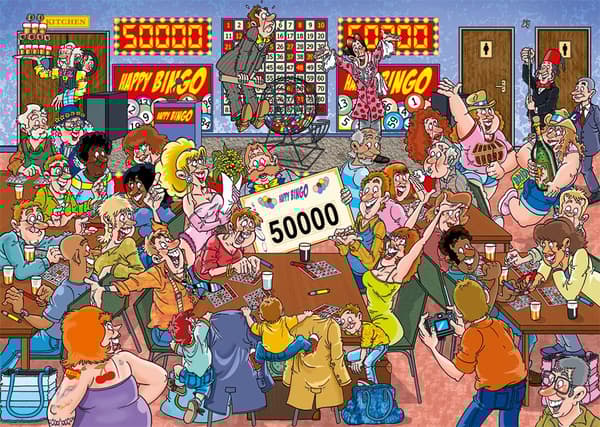 Jumbo Wasgij Mystery Bingo Blunder! Pussel 1000 Bitar