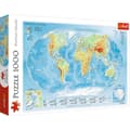 Miniatyrbild 1 av 2: Trefl Pussel Map Of The World, 1000 Bitar
