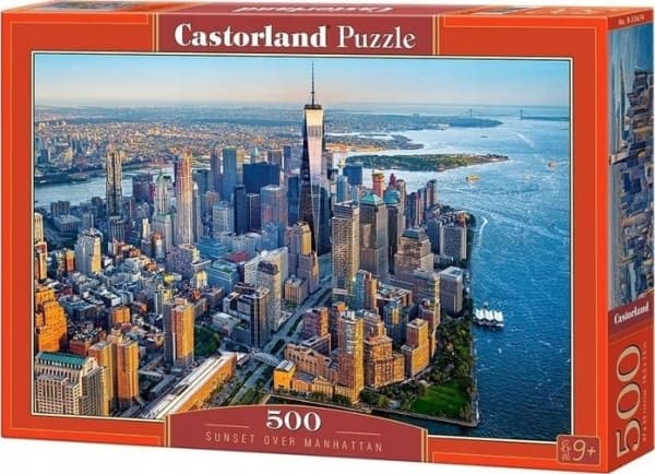 Castorland Puzzle 500 West over Manhattan CASTOR