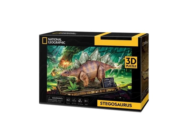 CubicFun Stegosaurus, 62 styck, Djur, 8 År
