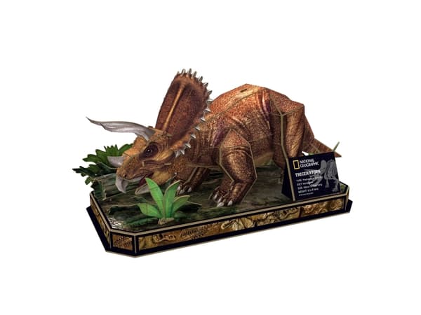 CubicFun Triceratops, 44 stykker, Dyr, 8 år