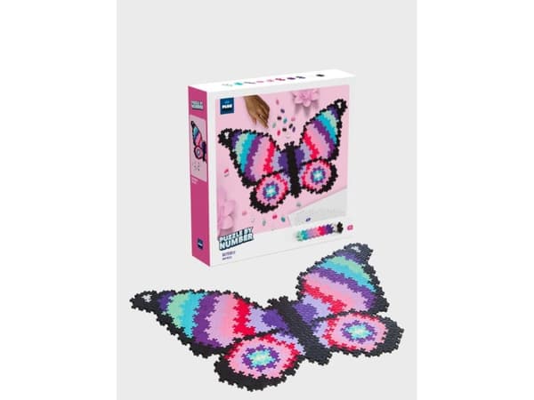 Plus-Plus Puzzle By Number Butterfly 800pcs
