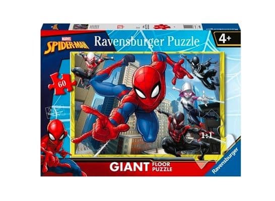 Ravensburger Spiderman, 60 stykker, Komikk, 4 år