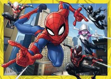Ravensburger Spiderman, 60 stykker, Komikk, 4 år