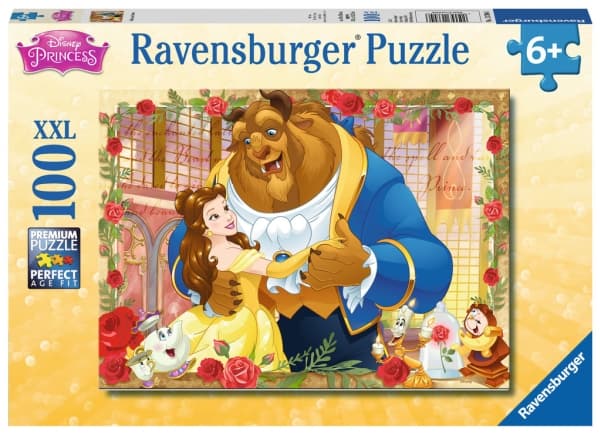 Ravensburger La Bella e La Bestia Puzzle 100 pezzi (13704), Gutt/Jente, 6 år, 10 år