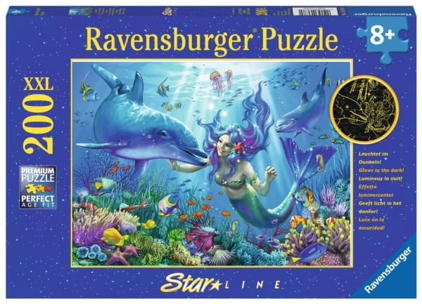 Ravensburger 4005556136780, 200 stykker, Undervann, 8 år