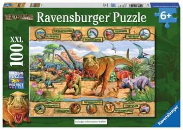 Ravensburger Dinosaurs XXL100, 100 stykker, Dinosaurer, 6 år