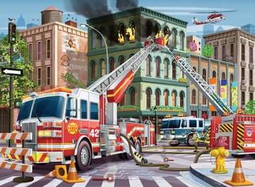 Ravensburger Fire Truck Rescue, 100 kpl, Ammatit, 6 vuosi/vuosia