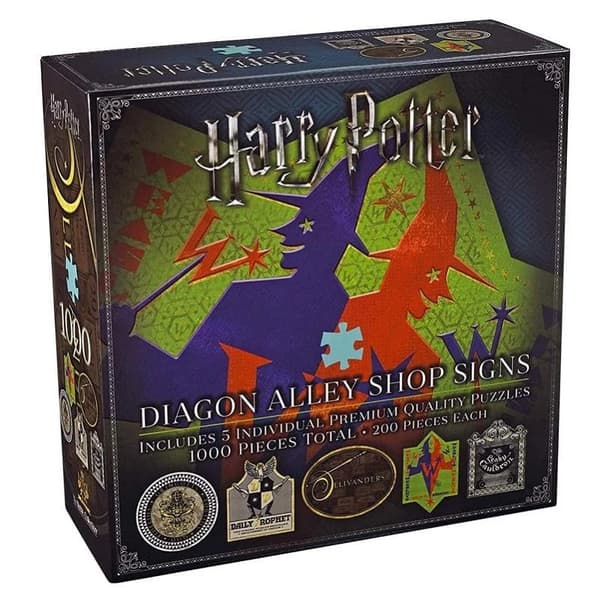 Harry Potter - Diagon Alley Shop Signs Puzzle 5x200pcs
