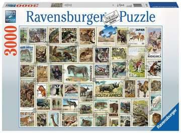 Ravensburger Animal Stamps, 3000 stykker, Dyr, 14 år