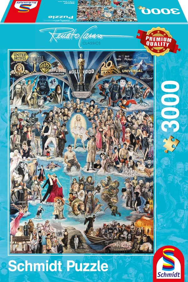 Hollywood XXL Renato Casaro Pussel 3000 bitar Schmidt