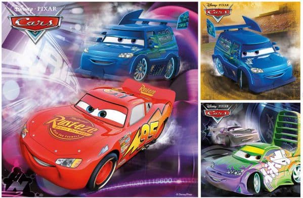 Ravensburger Op de racebaan, 49 stykker, Tegneserier, 5 år
