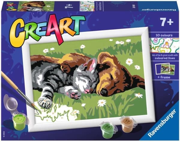 „Ravensburger Paint“ – „Numbers Sleeping Friends“.