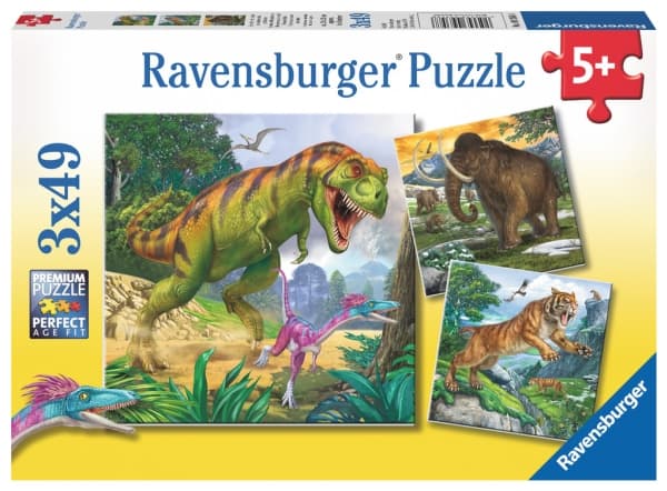 Ravensburger Rulers Of The Ancient Ages - Three 49 Piece Puzzles