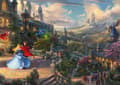 Miniatyrbilde 2 av 2: Disney Sleeping Beauty Dancing Thomas Kinkade Puslespill 1000 brikker Schmidt