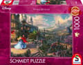 Miniatyrbilde 1 av 2: Disney Sleeping Beauty Dancing Thomas Kinkade Puslespill 1000 brikker Schmidt