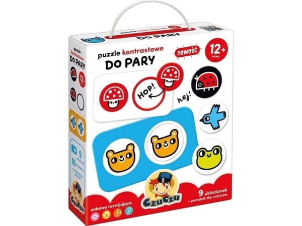 Bright Junior Media CzuCzu Puzzle kontrastowe Do pary