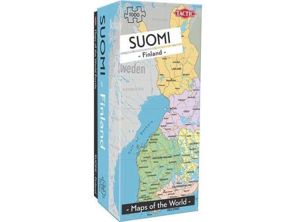 Tactic Maps of the World Finland 1000 pcs puzzle