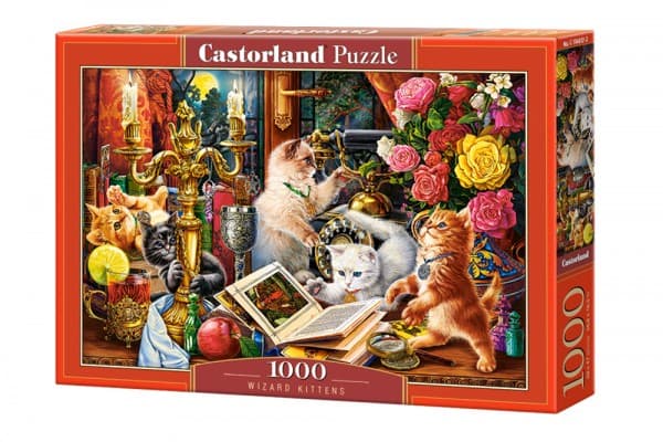 Castor Puzzle 1000 brikker Cats magiske kattunger