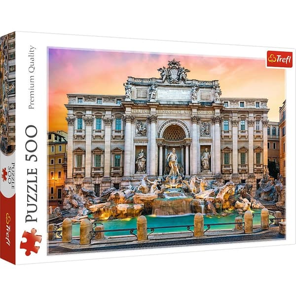 Trefl 500 Piece Fontanna Di Trevi Rome Jigsaw Puzzle