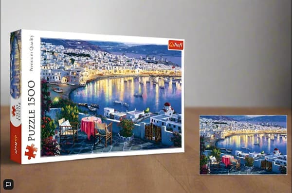 Trefl Mykonos At Sunset 1500 Piece Jigsaw Puzzle