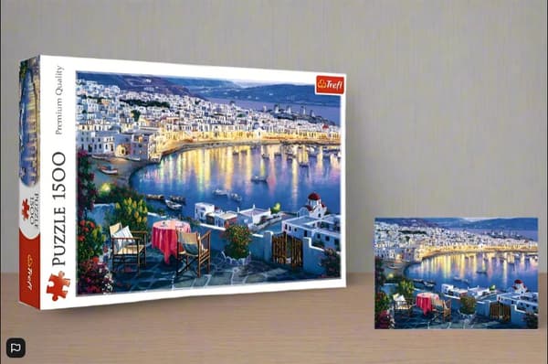Trefl Mykonos At Sunset 1500 Piece Jigsaw Puzzle