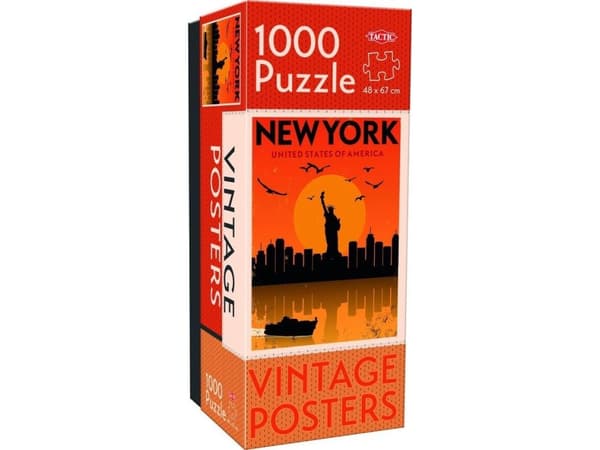 Tactic Puzzle Lovers Vintage Posters New York 1000 pcs puzzle
