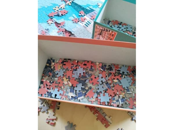 Tactic Puzzle Lovers Vintage plakater Tallinn 1000 stk puslespill